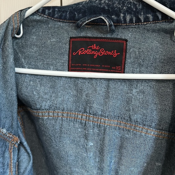 Rolling Stones Denim Jacket. NWOT - Picture 3 of 3